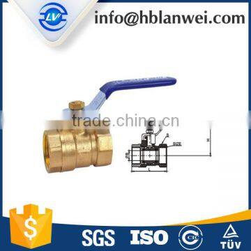 alibaba hot sale brass ball valve price with NPT for water