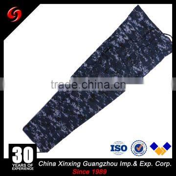 Dark Blue Digital Camo Army ACU Camouflage Uniform 65% Polyester 35% Cotton TC Twill ACU Combat Military Uniform with Cap