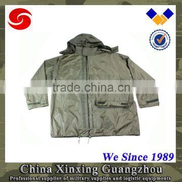 Rain coat for men military army poncho Polyester with PE PVC coating