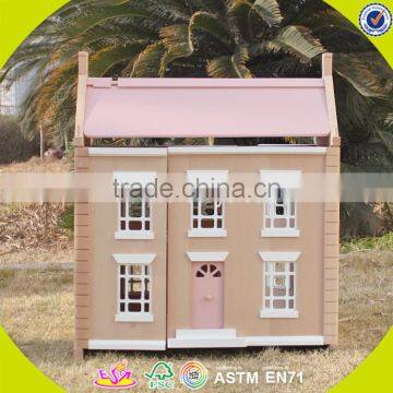 2017 High Quality Children Wooden Victorian Dolls House W06A236 photo-3