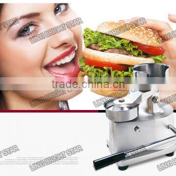 BR308-2 130MM manual aluminum buger press / hot sell burger maker