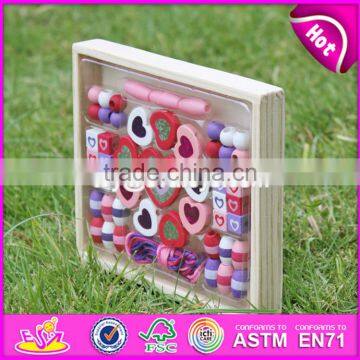 2017 New Design Children Preschool Wooden Bead Threading Toy W11E060 photo-2