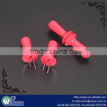 Outdoor Kitchen Stainless Steel Corn Cob Holders Skewers Needle Prongs for BBQ Barbecue photo-3