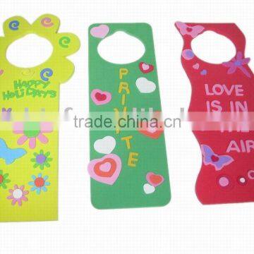 DIY foam door hanger kits