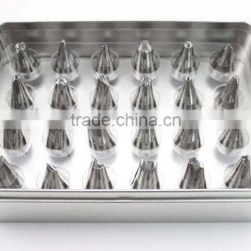 24pcs/set 430 S/s Different Shape Cake Decorating Tips photo-2
