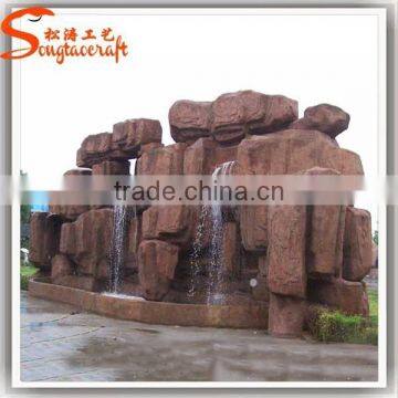 Can be Customized Fountain Garden Decorative Landscape Stone Waterfall Solar Fountain for Sale photo-3