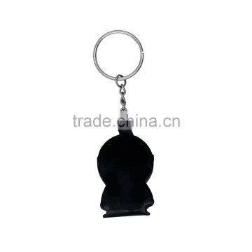 Wholesale Shenzhen Factory 3D Custom Promotional Gift Keychains Soft Pvc Silicone Keychain Keyring Gift