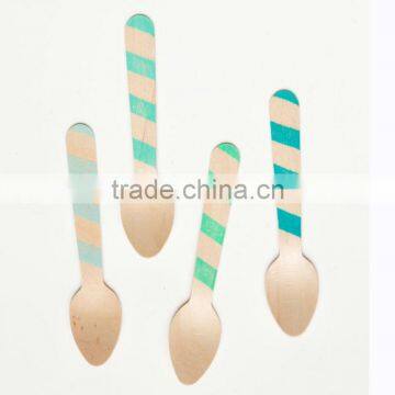 2014 New Biodegradable Party Colorful Disposable Spoon For Kids