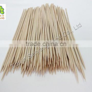 Disposable handle natural bamboo wooden skewers for bbq