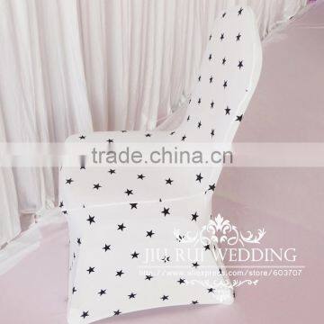 Star Printed 210 GSM Spandex Lycra Chair Cover Banquet Chair Cover photo-4