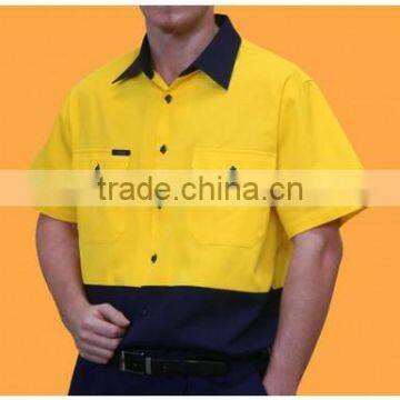 High Visibility Working Uniform Breathable Reflective Safety Workwear Shirts photo-6
