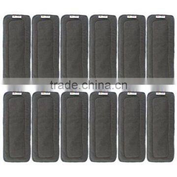 Super Absorption Baby Cloth Diaper Insert Bamboo Charcoal Profolding Cloth Diaper Insert photo-4