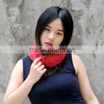 CX-E-29R Wholesale Fashion Women Hairband Mink Fur Scarves photo-3