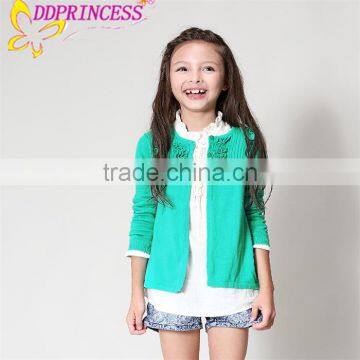 2015 children's clothing factory direct wholesale of fashion design cotton sweater,kids trendy clothing