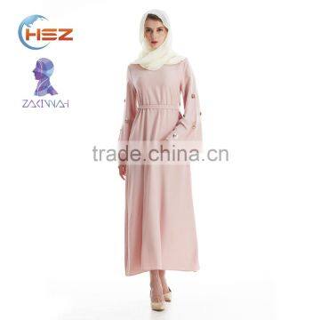 Zakiyyah HSZ -7006 High Quality Latest Abaya Designs 2017 Dubai Women Muslim Clothes