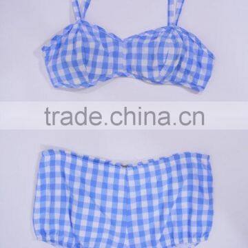 Boutique Kids Girls Swimwear 2016 Beach Wear Children Swimsuit White Polka Dot Bathing Suit Playsuit photo-4