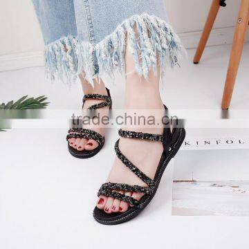 Zm50122b Europe Summer Women Shoes Joker Lady Fashion Sandal photo-2