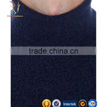 High Neck 100% Wool Cashmere Knit Men Sweater photo-6