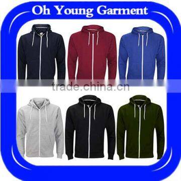 New Plain Mens Sports Custom Hoodie fleece Zipper Hoodies With Hood Bomber Jacket Tracksuits Sportwear Blank Hoodies Wholesale