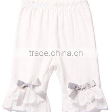 Hot Selling Custom Fashion Pants for Little Kids/girls Ruffle Pants photo-4