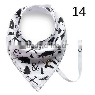 S17220A Infant Cotton Bandana Dribble Bib For Newborn Feeding photo-4