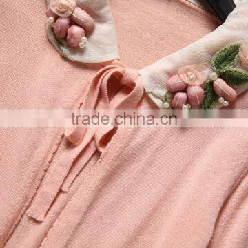 Fashion Style 2016 New Elegant Short Coats Knitted Blazers For Women Sweater photo-4