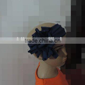 Cotton 2016 Latest Soft Baby Headband Flower Hair Band for Girls Cheap Blue Girls Boutique Hairwear photo-4