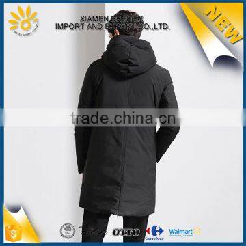 New Arrival Custom Warm Windproof Ligh Weight Long Down Jacket Men photo-4
