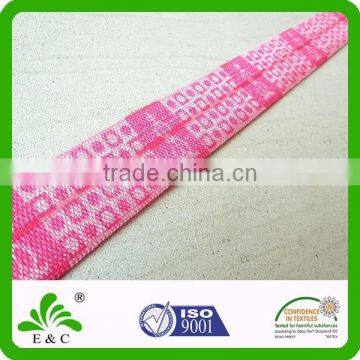 Custom Heat Transfer Printing Elastic Hair Band Ponytail Holders