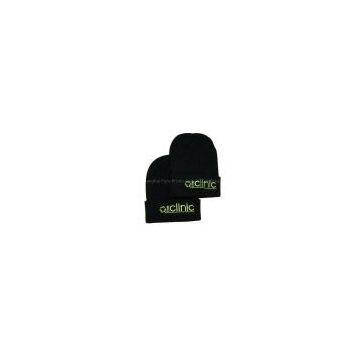 100% acrylic beanie