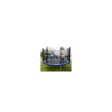 Spring Round Trampoline and Safety Net