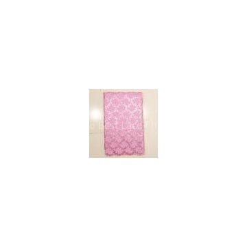 Pink African Net Lace Fabrics , Window Curtain