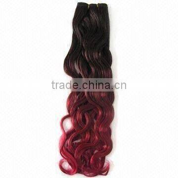 Chinese remy T color Italian curl human hair extension