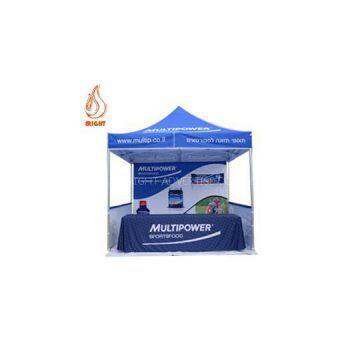 Metal Pop Up Advertising Gazebo With Back Wall