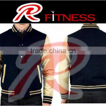 wool varsity jacket , leather sleeves varsity jackets wool body, Professional Varsity Jackets for Men