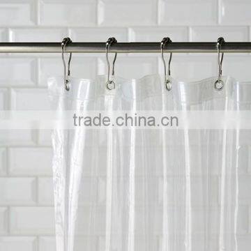 Manufacturer Wholesale Cheap transparent folding PEVA shower curtain