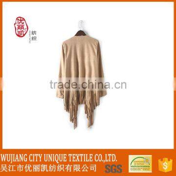 Factory do any design suede fabric tassels for bag/cloth