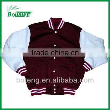 man fleece baseball jacket