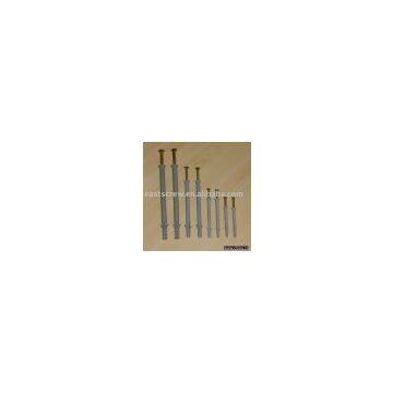 HAMMER DRIVE SCREWS WITH PLASTIC PLUG