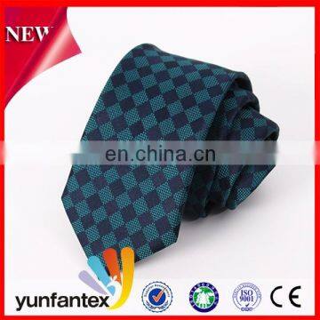 2016 handmade soild color and plaid 100 polyester tie