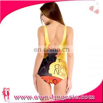 Women Sexy Printing one-piece swimming suit