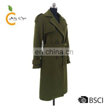 Handmade Smaller Moq Double Latest Coat Designs for Women photo-3