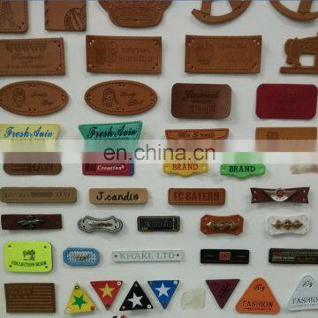 Custom Embossed Leather Label, Genuine Jeans Leather Label, Leather Patch Label