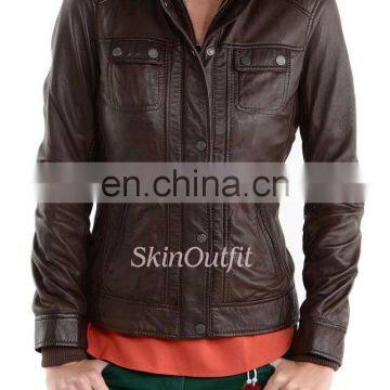 Fashionable Design Leather Jackets for Women