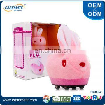 Remote control animal toys electronic rabbit for kids