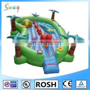 jungle inflatable dinasour play ground, inflatable play station for kids