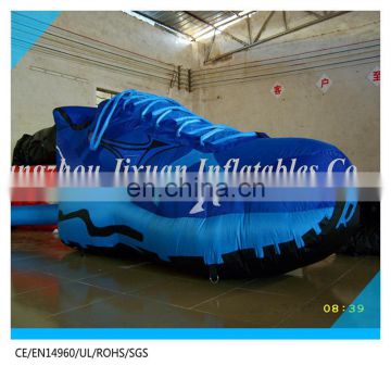 high realistic inflatable sport shoes model,giant inflatable shoe