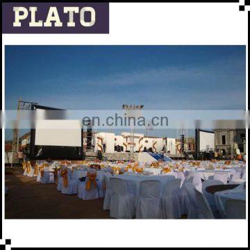 16ft strong frame movie screen inflatable wedding screen open air cinema screen for festival