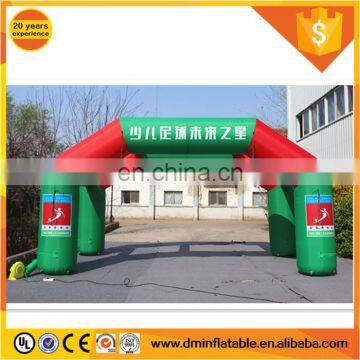 Giant inflatable double archway for sports school promotion