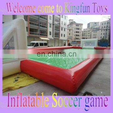 Customized inflatable soap soccer playground